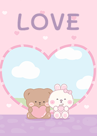 Bear Rabbit In Love!