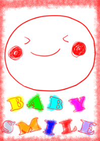 baby smile (white and red)