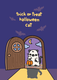 trick or treat (halloween cat)