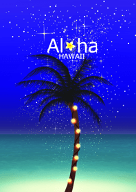 ♡ハワイアンナイト＊ALOHA+263-1 Blue