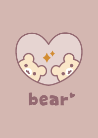 Bear Glitter - Dullness Pink