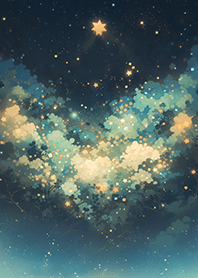 夢幻星星天空❤螢火森林綠
