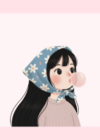 Daily Daisy Girl Pink theme