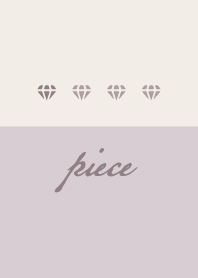 Purple beige.Diamond