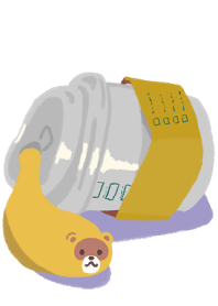 Raccoon and tumbler theme