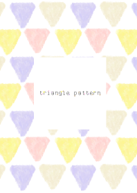 三角パターン4-水彩画-