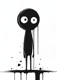 Big-Eyed Little Black Man