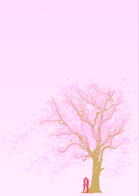 Under the Cherry Blossom Tree (Pink)