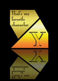 Good fortune Initials 11 "Y"(j)