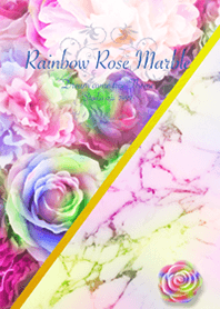 Rainbow Rose Marble2