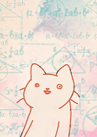 Cat Calculating...8 colorful clouds