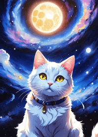 Night Moon Star Cat 8865B8