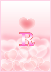 initial R pink