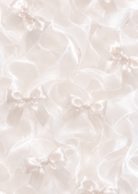 White cute ribbon