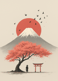 富士の初日の出
