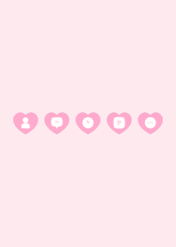 SIMPLE HEART(pink)V.50b
