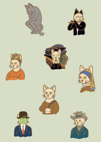 Famous Paintings Cats.8