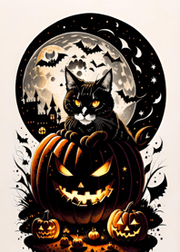 halloween cat 3c0dC3