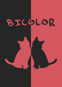 BICOLOR [KittyCat] Red&Black 126