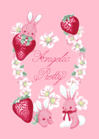 angelic pretty Little Bunny Strawberry - ひざ丈ワンピース