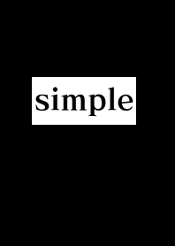 Simple Theme Black & White