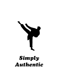 Simply Authentic SelfDefense White-Black