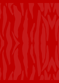 tiger pattern on red & beige