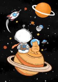 小宇航員與外太空貓