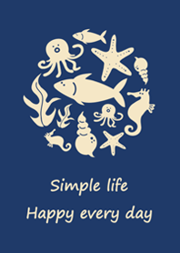 小清新海洋(深海藍)