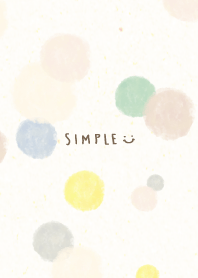 Watercolor A circle Chic8 from Japan