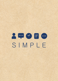 SIMPLE KRAFT(beige blue)b