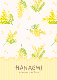 HANAEMI mimosa and lace