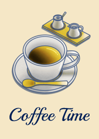 เครื่องดื่ม 001 (กาแฟ×สีเบจ×สีกรมท่า)