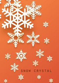 snow crystal [yellow red]