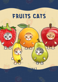 Fruits Cats (zZZ)  - SC Beige 4-3