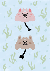 土撥豬與熊-海底大探險[2023 LET'S DRAW]