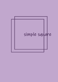 simple square =purple2=(JP)
