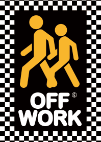 OFF WORK (黑白棋盤格)