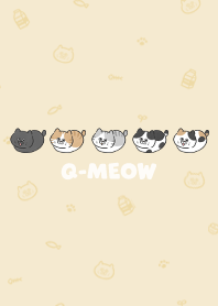 Q-meow1 / pale yellow