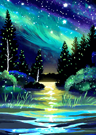 Beautiful starry night view#1735