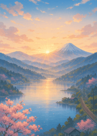 Sunrise Lake beneath High Peaks