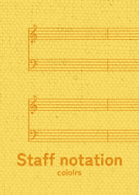 Staff notation Clr ver_Yellow04