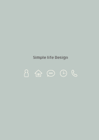 Simple life design -mint blue-