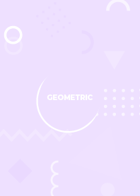 Flat Geometric Chalk Violet