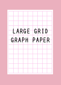 LARGE PINK GRID GRAPH PAPER-ROSE PINKj