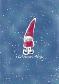 Christmas Nisse - blue