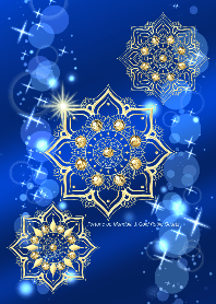 Fortune up Mandala & Gold Rutile Quartz