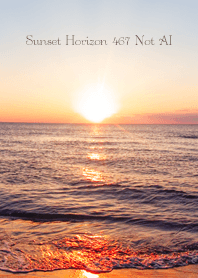Sunset Horizon 467 Not AI