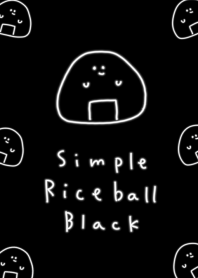 シンプル おにぎり ブラック