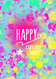 Happy coming soon トロピカルカラー